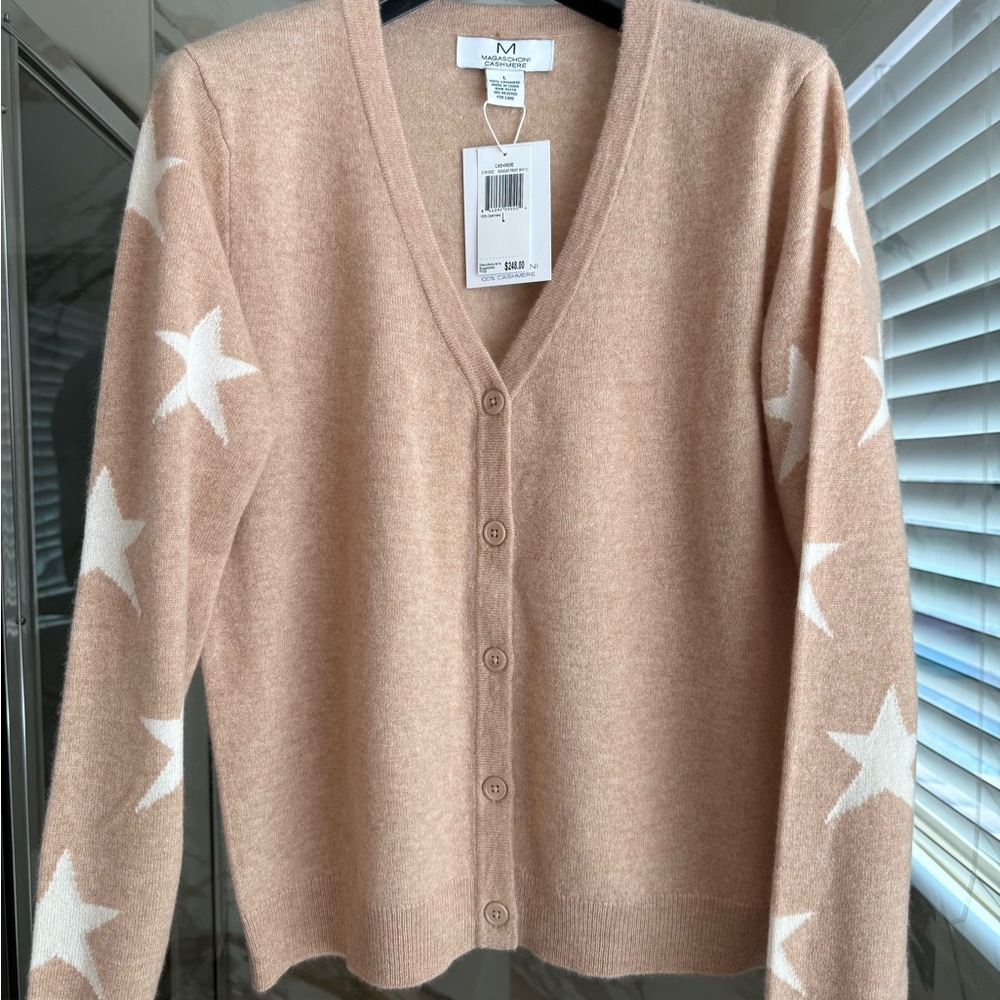 Magaschoni 🤎Star Patterned Cardigan